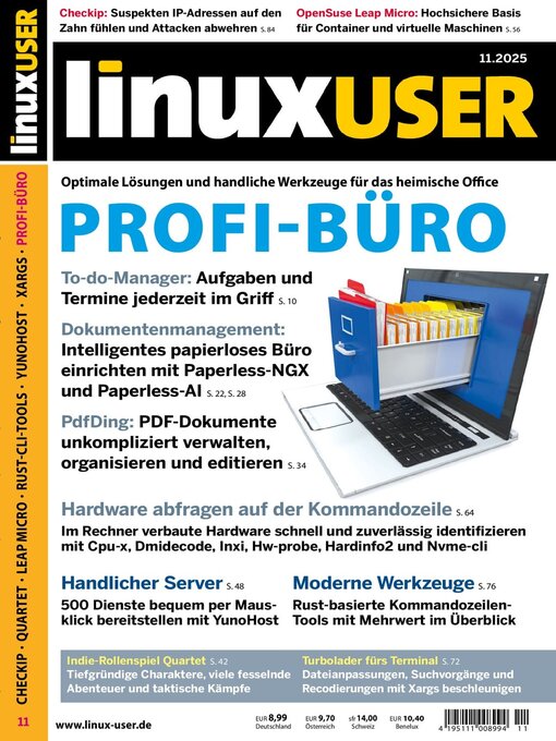 Title details for LinuxUser by Computec Media GmbH - Available